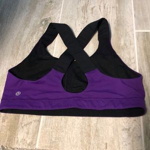 Purple Lululemon Bra size 10 gently worn